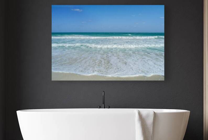 Awesome Cuban aqua beach water by Justin Richard Batten