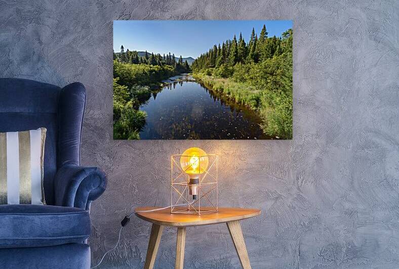 Mount Katahdin campsite Nesowadnehunk river by Justin Richard Batten