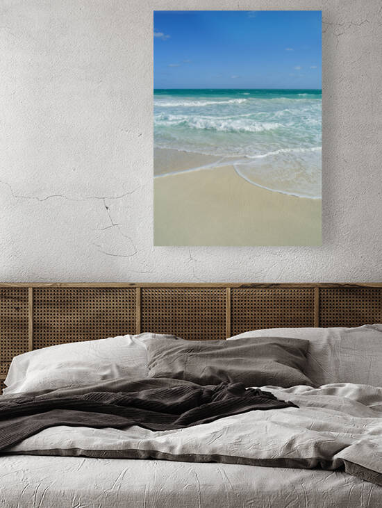 Awesome Cuban aqua beach water 2 by Justin Richard Batten