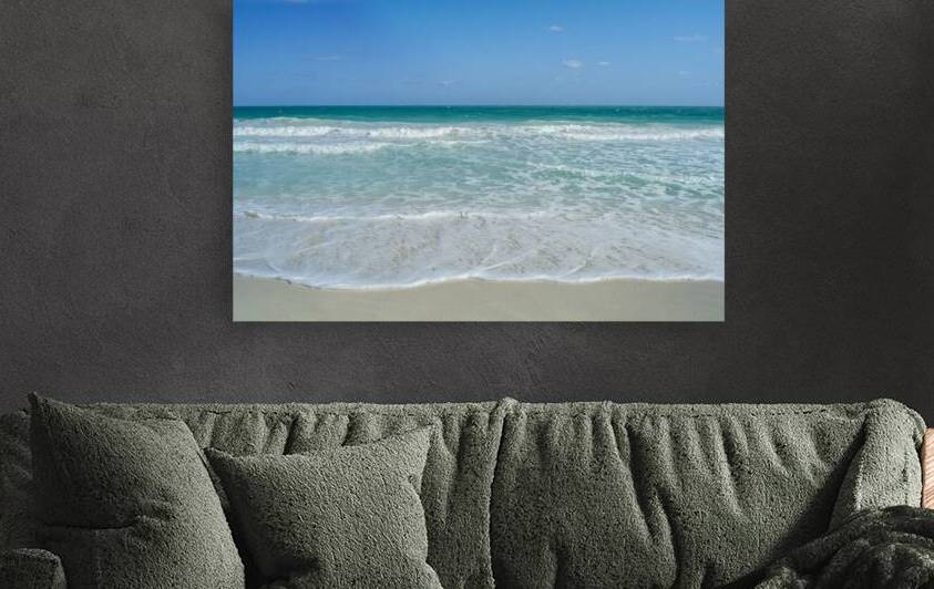 Awesome Cuban aqua beach water 3 by Justin Richard Batten