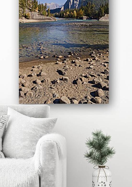 bow river bend shore 2626 by Justin Richard Batten