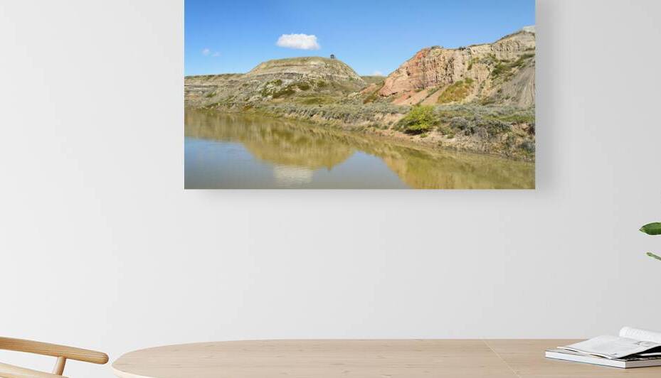 Red Deer river Drumheller 1565 by Justin Richard Batten