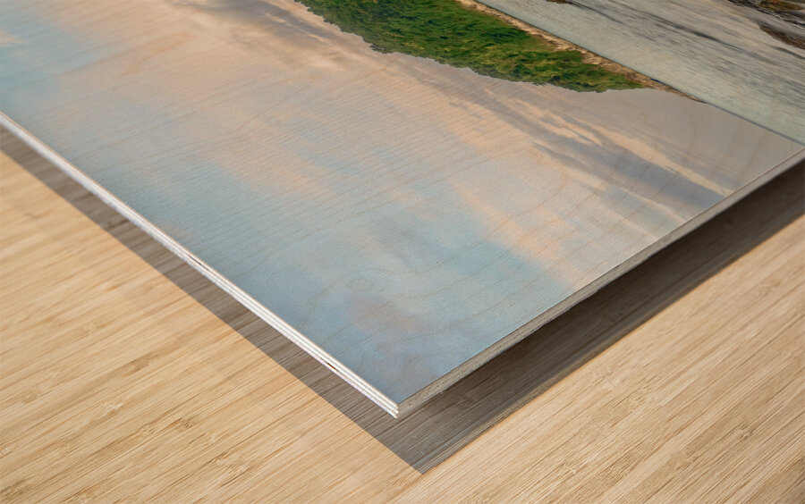 Ya-Nui Beach Island View Wood print